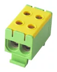 Listwa zaciskowa LZD w korpusie żółto-zielona Cu:2.5-50mm2, Al:6-50mm2