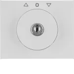 K.1 Płytka czołowa z kluczykiem do łącznika żaluzjowego obrotowego, biały 1079730900