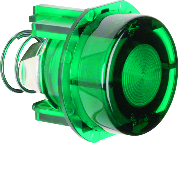 Akcesoria osprzęt Przycisk do łącznika i sygnalizatora E10, zielony przezr.