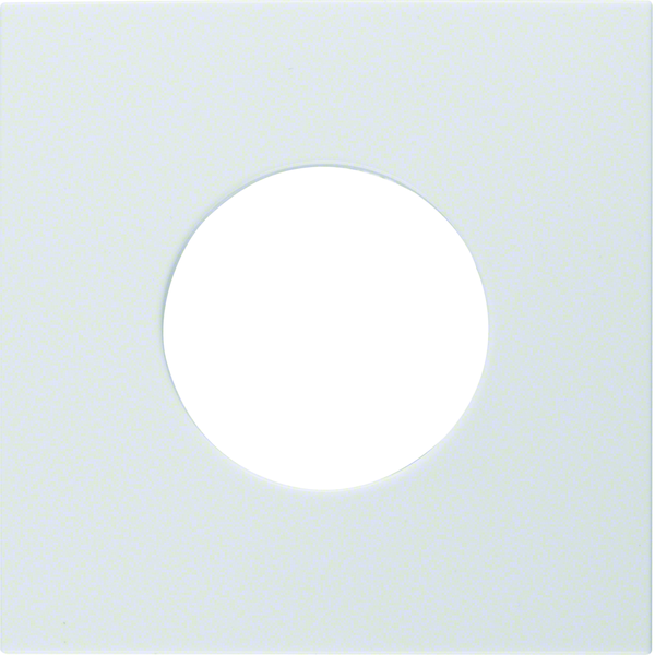 B.Kwadrat Płytka czołowa do łącznika i sygn. świetlnego E10 biały
