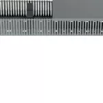tehalit.LKG Kanał grzebieniowy PVC z pokrywą, 37x25mm, szary