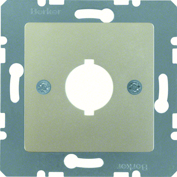 Płytka centralna Ø18,8 mm do aparatów zgłoszeniowych stal szlachetna lakierowana