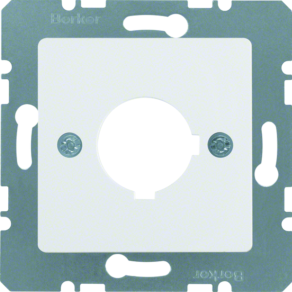 Płytka czołowa do aparatu zgłoszeniowego Ø 22,5 mm, biały