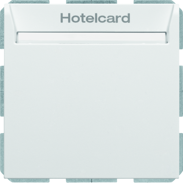 B.3/B.7 Łącznik przekaźnikowy na kartę hotelową, biały, mat