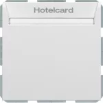 B.3/B.7 Łącznik przekaźnikowy na kartę hotelową, biały, mat
