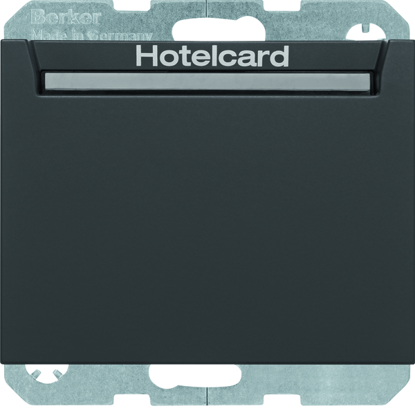 K.1 Łącznik przekaźnikowy na kartę hotelową, antracyt mat