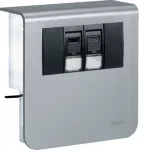 tehalit.SL Nośnik urządzeń 20x80 2xRJ45 Kat.6 alu