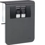 tehalit.SL Nośnik urządzeń 20x115 2xRJ45 Kat.6 czarny