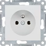 lumina Gniazdo zasilające z uziemieniem, 16A/250VAC, samozaciski, biały