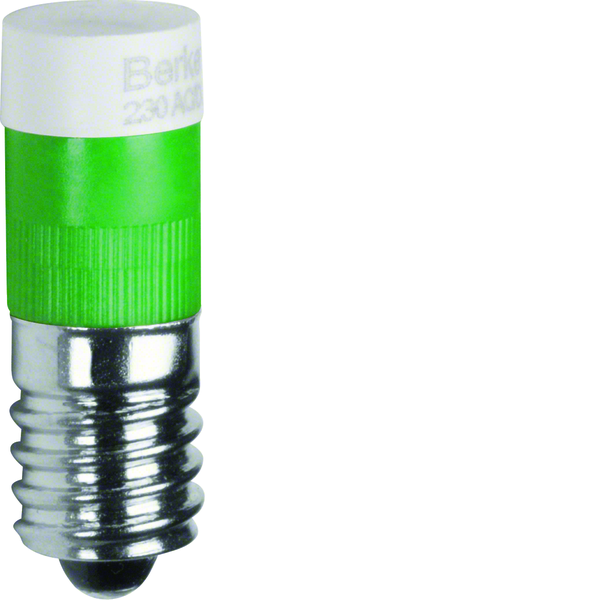 Żarówka LED E10, zielony