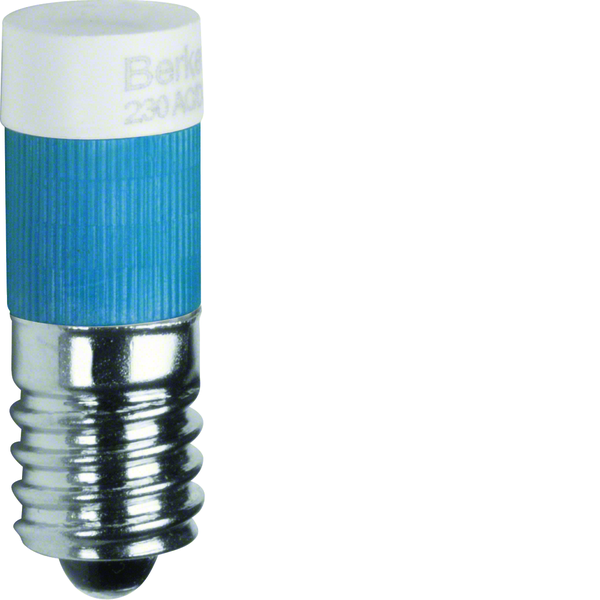 Żarówka LED E10, niebieski