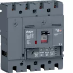 MCCB Wyłącznik mocy h3+ P250 4P 40A 70kA LSI