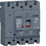 MCCB Wyłącznik mocy h3+ P250 4P 100A 50kA TM