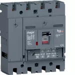 MCCB Wyłącznik mocy h3+ P250 4P 100A 50kA LSI