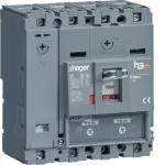 MCCB Wyłącznik mocy h3+ P160 4P 125A 40kA TM HNS127DC