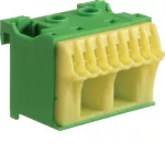 QuickConnect Blok samozacisków ochronny, zielony, 2x16+8x4mm2, szer. 45mm