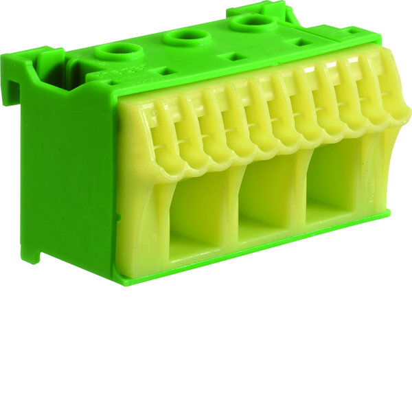 QuickConnect Blok samozacisków ochronny, zielony, 3x16 +11x4mm2, szer. 60mm