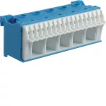 QuickConnect Blok samozacisków neutralny, niebieski, 5x16+17x4mm2, szer. 90mm