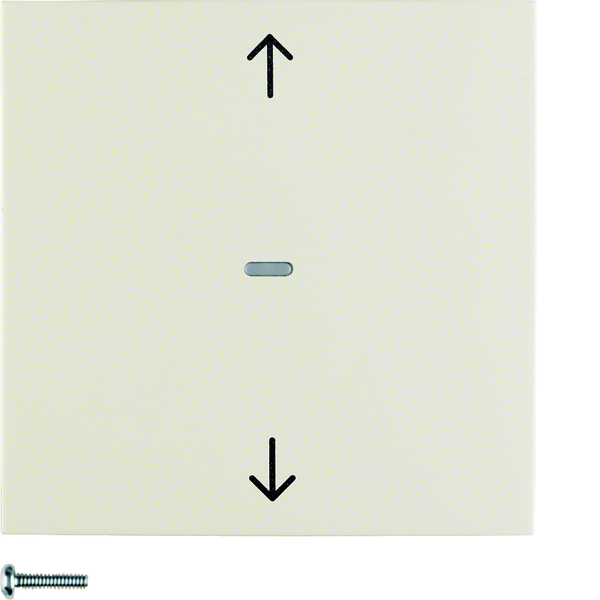 B.Kwadrat/S.1 Przycisk żaluzjowy komfort do sterownika żaluzjowego, krem