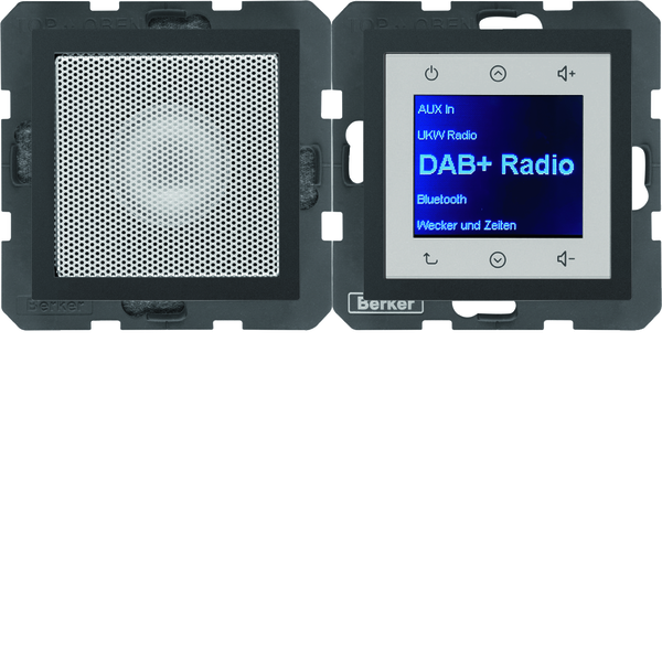 B.x Radio Touch DAB+ z głośnikiem antracyt mat