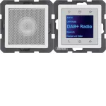 Q.x Radio Touch DAB+ z głośnikiem biały aksamit