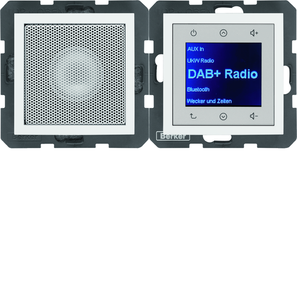 B.x Radio Touch DAB+ z głośnikiem biały połysk