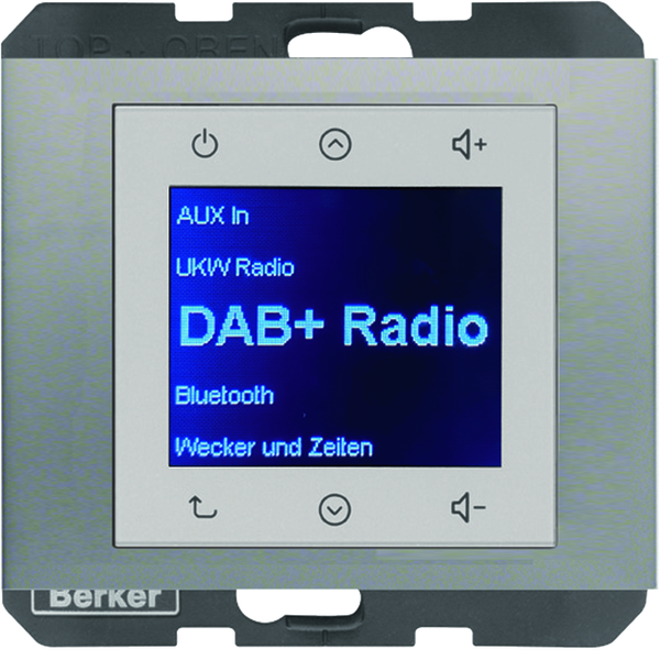 K.5 Radio Touch DAB+ stal szlachetna