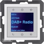 B.x Radio Touch DAB+ biały połysk