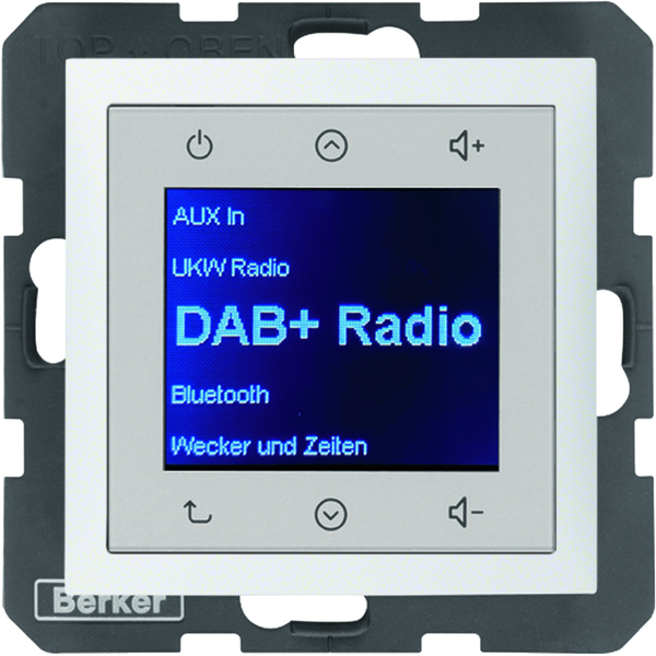 B.x Radio Touch DAB+ biały mat