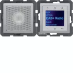 Q.x Radio Touch DAB+, Bluetooth z głośnikiem alu aksamit