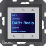 B.x Radio Touch DAB+, Bluetooth antracyt mat