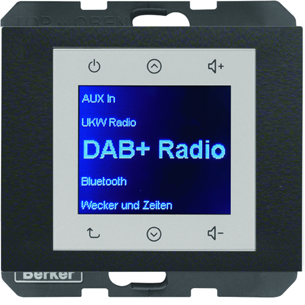 K.1 Radio Touch DAB+, Bluetooth antracyt mat