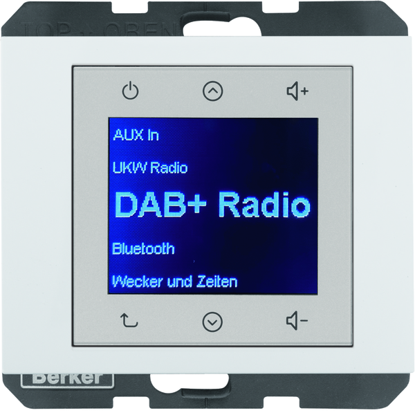 K.1 Radio Touch DAB+, Bluetooth biały połysk
