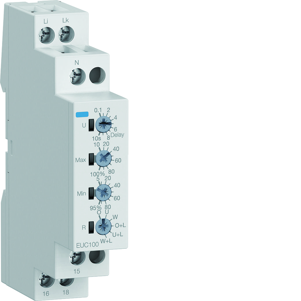 Przekaźnik kontroli prądu 1-fazowy 1x NC/NO
