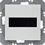 S.1/B.3/B.7 KNX RF przycisk 1-kr płaski z baterią słoneczną, biały