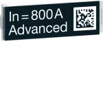 ACB HW2/4 Wtyczka z oznaczeniem znamionowym wyłącznika 800A Advanced
