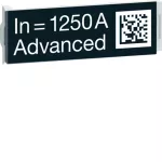 ACB HW2/4 Wtyczka z oznaczeniem znamionowym wyłącznika 1250A Advanced