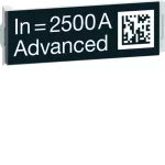 ACB HW2/4 Wtyczka z oznaczeniem znamionowym wyłącznika 2500A Advanced