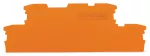 Ścianka końcowa/wewnętrzna gr. 1 mm, pomarańczowa 2002-2992