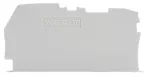Ścianka końcowa/wewnętrzna gr. 0,8 mm, szara 2102-1291