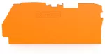 Ścianka końcowa/wewnętrzna gr. 1 mm, pomarańczowa 2104-1292