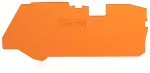 Ścianka końcowa/wewnętrzna gr. 1 mm, pomarańczowa 2110-1292