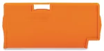 Ścianka rozdzielająca gr. 2 mm wystająca, pomarańczowa 2002-1494