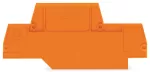 Ścianka końcowa/wewnętrzna gr. 2 mm, pomarańczowa 279-519