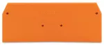 Ścianka końcowa/wewnętrzna gr. 2,5 mm, pomarańczowa 280-326