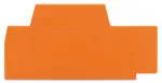 Ścianka końcowa/wewnętrzna gr. 2,5 mm, pomarańczowa 281-343