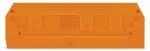 Ścianka końcowa/wewnętrzna gr. 2,5 mm, pomarańczowa 283-352