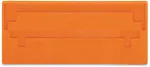 Ścianka rozdzielająca gr. 2 mm wystająca, pomarańczowa 282-329