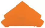 Ścianka końcowa/wewnętrzna gr. 1 mm do złączek czteropiętrowych, pomarańczowa 280-323