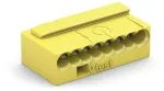 Złączka do puszek instalacyjnych MICRO do przewodów jednodrutowych, żółta 243-508